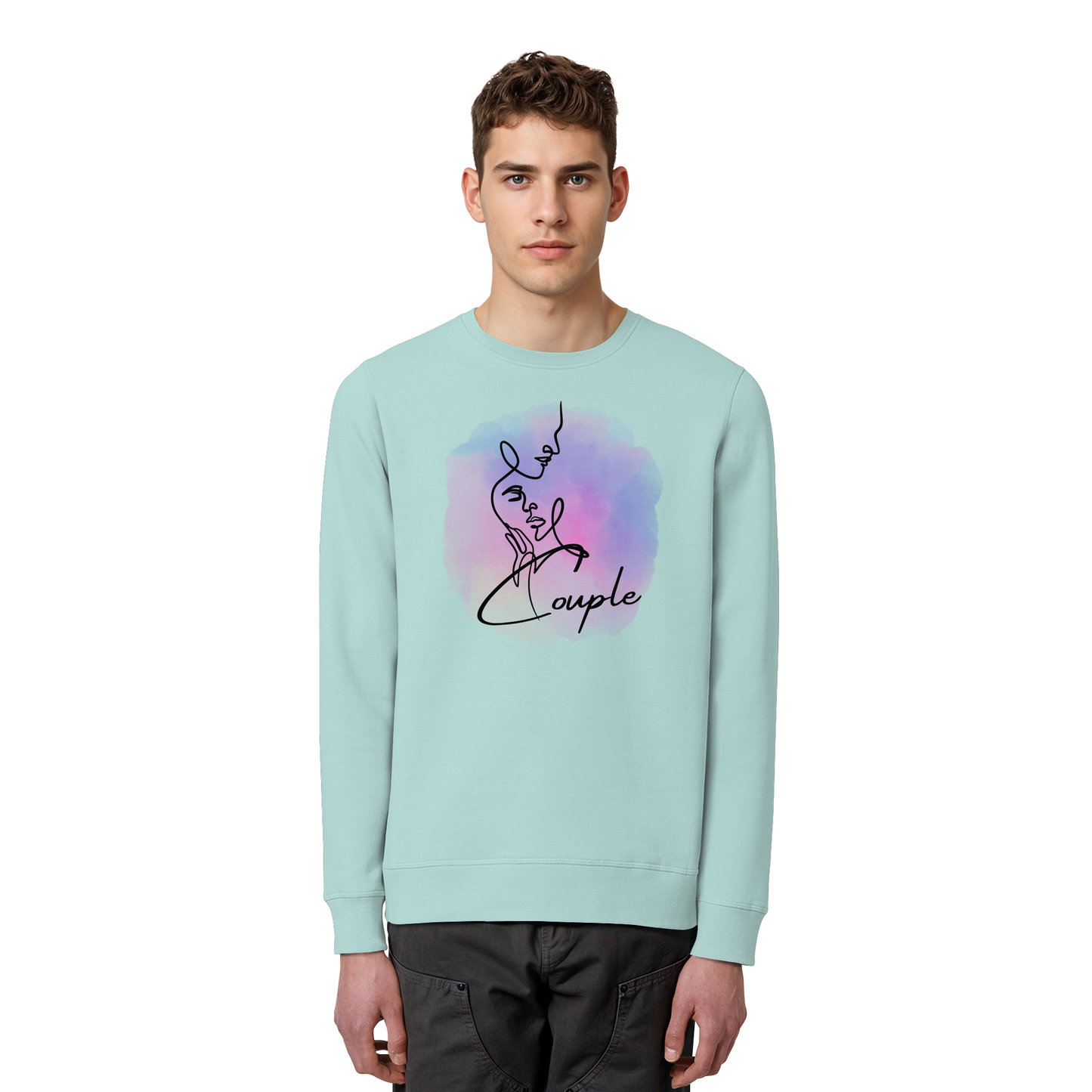 COUPLELINES! - Organic Basic Unisex Sweatshirt