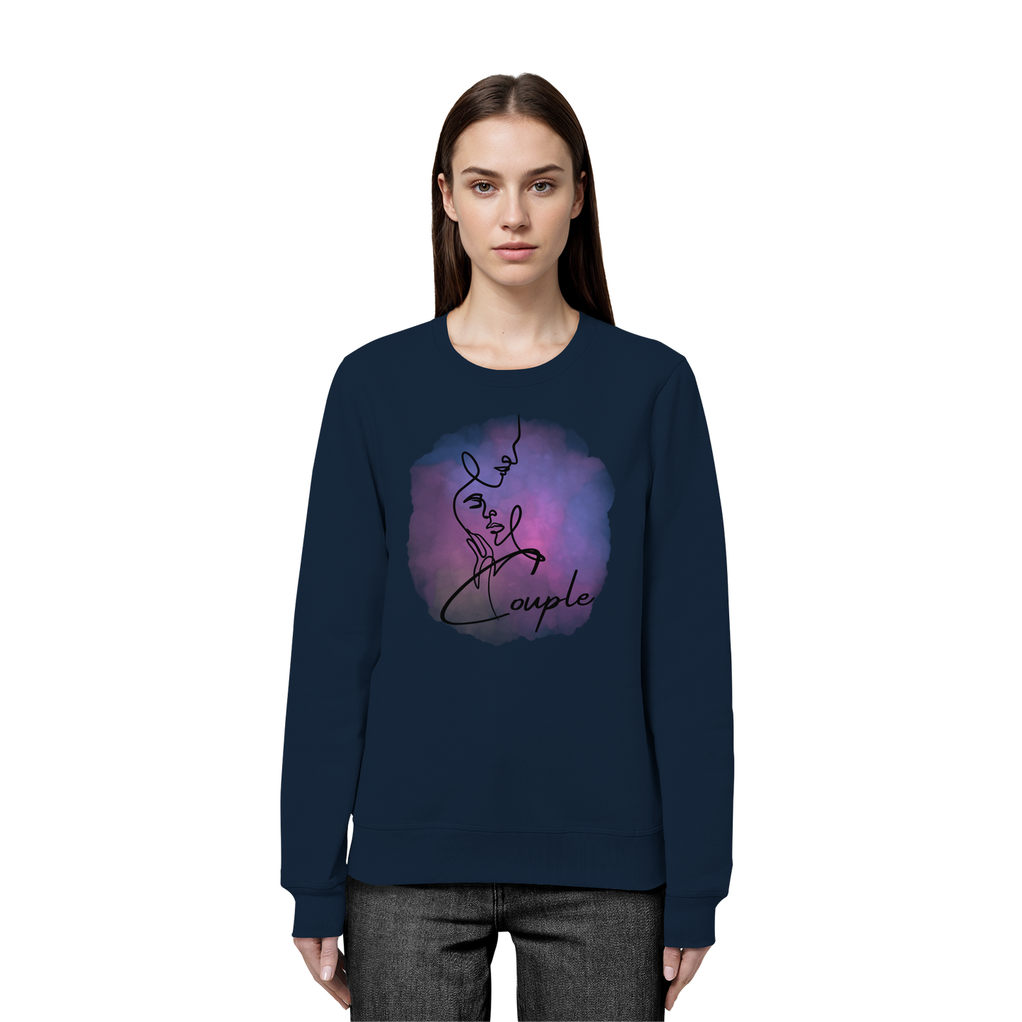COUPLELINES! - Organic Basic Unisex Sweatshirt