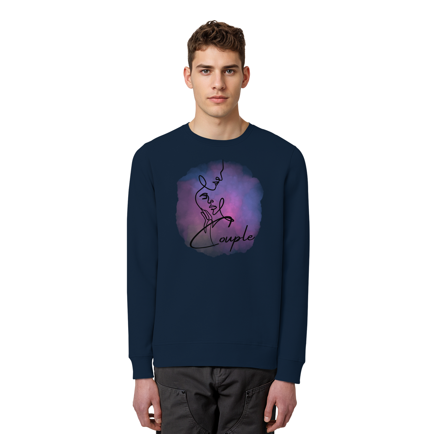 COUPLELINES! - Organic Basic Unisex Sweatshirt