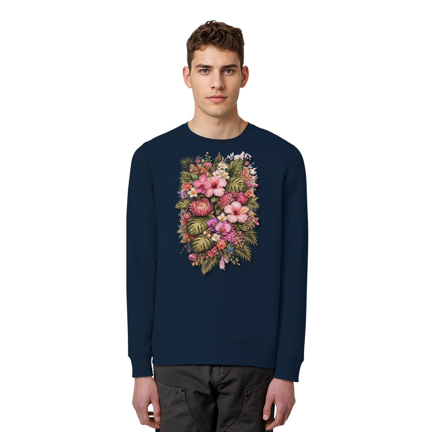 FLOWERPOWER! - Organic Basic Unisex Sweatshirt