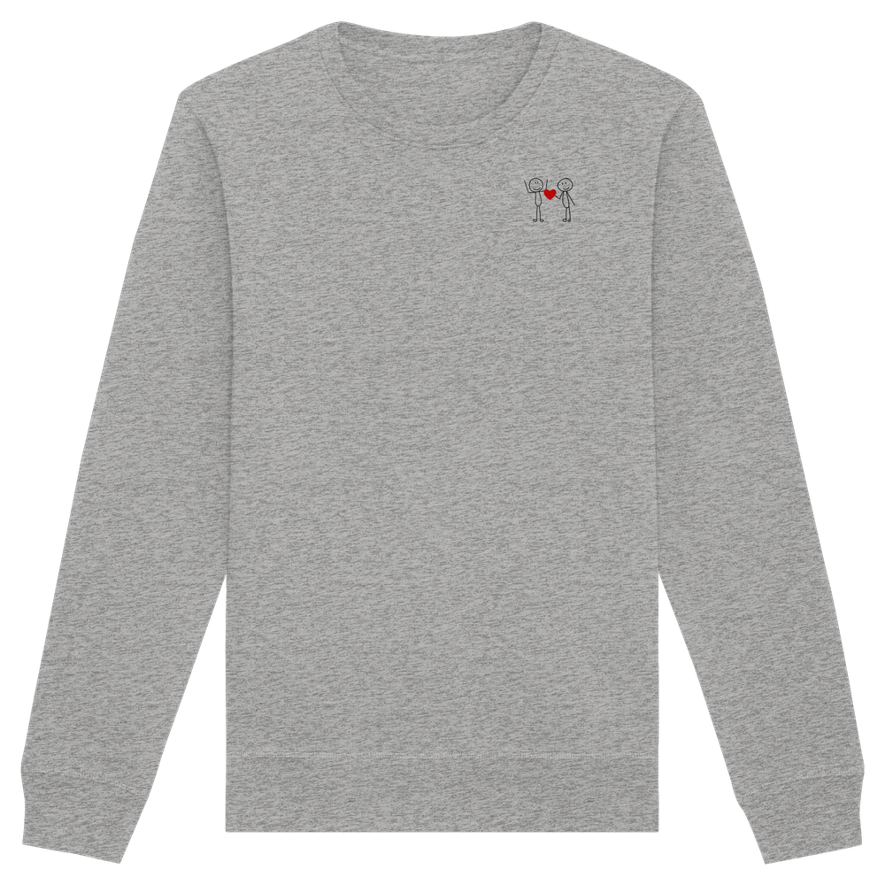 STICKFIGURELOVE! (Stick) - Organic Basic Unisex Sweatshirt