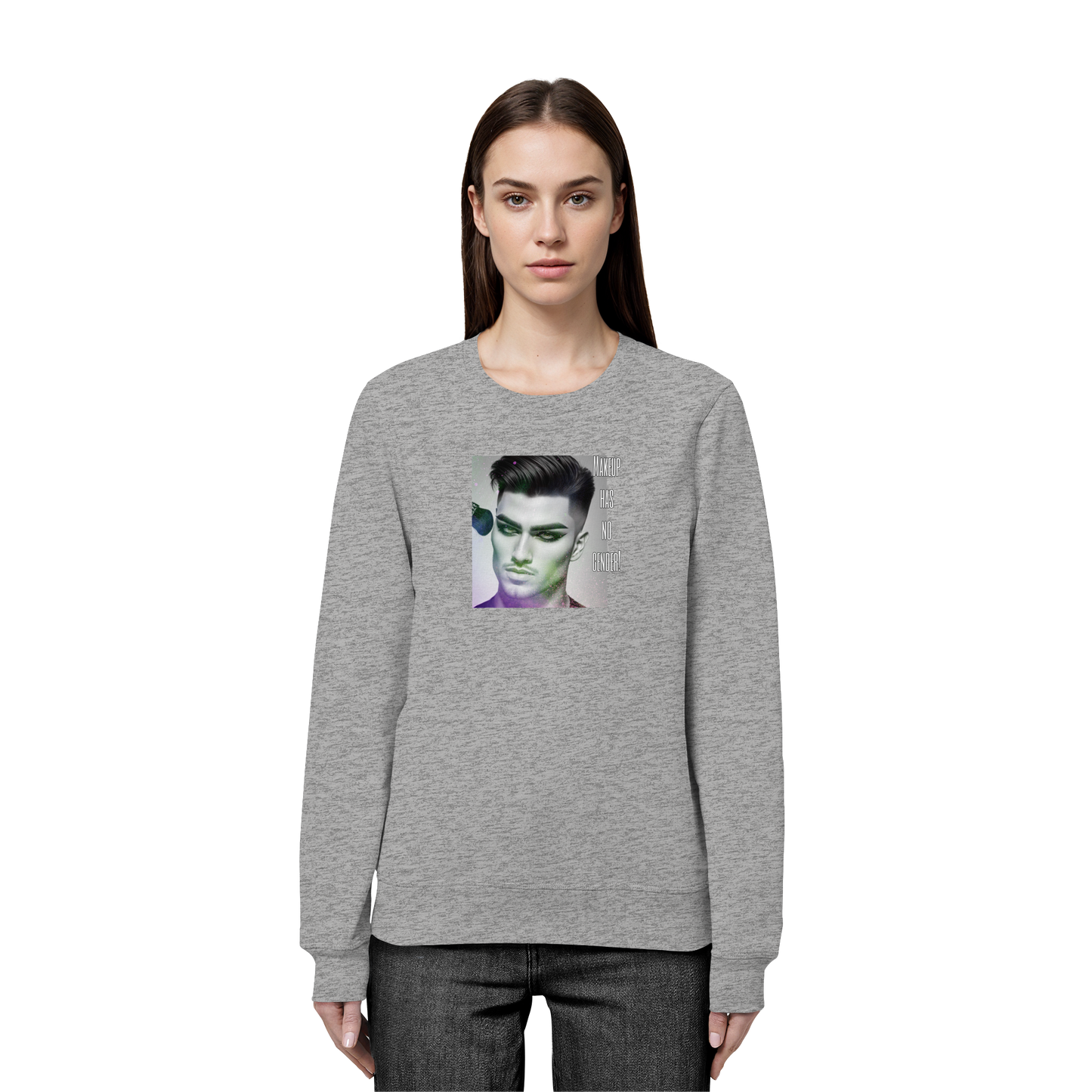 MAKEUPHASNOGENDER! - Organic Basic Unisex Sweatshirt
