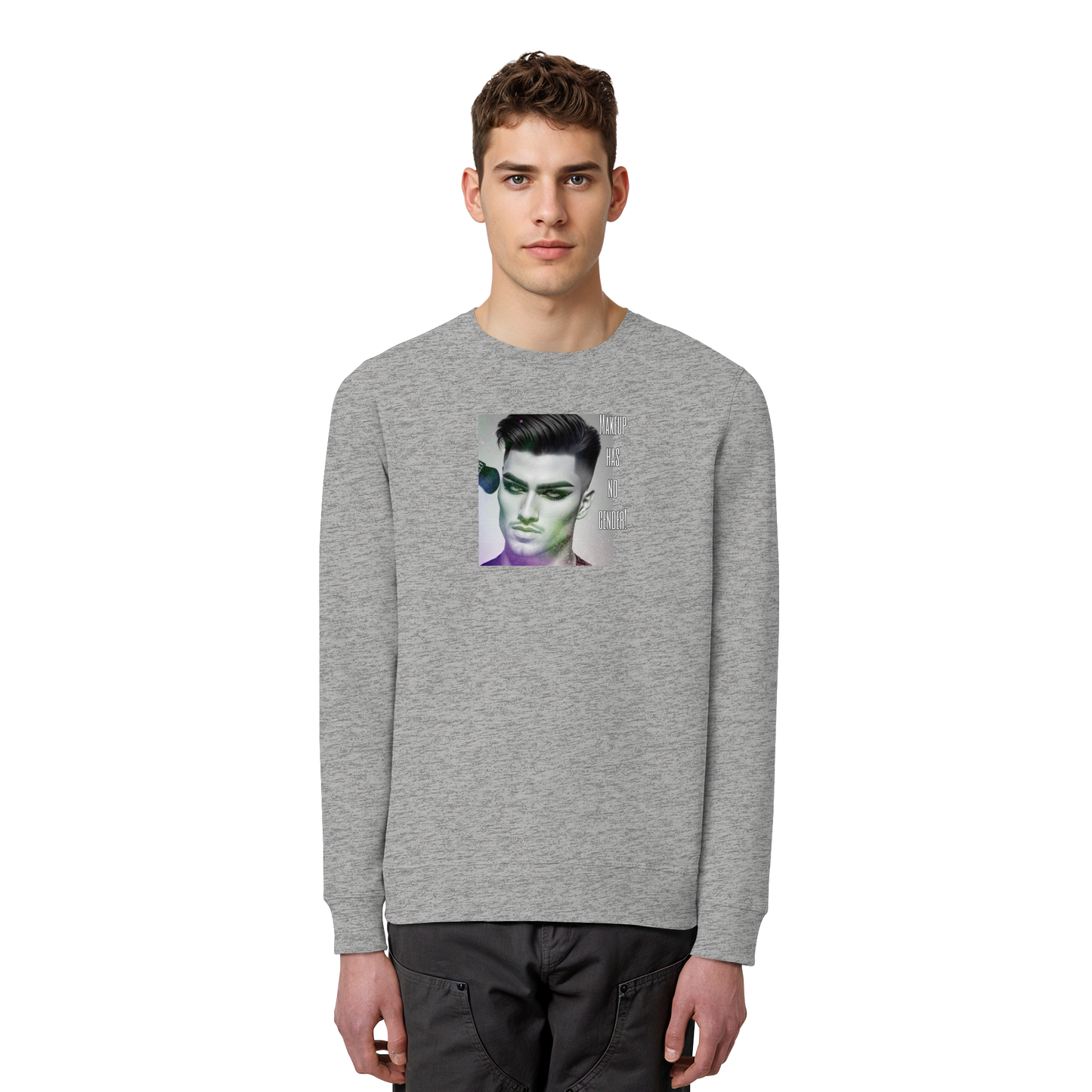 MAKEUPHASNOGENDER! - Organic Basic Unisex Sweatshirt
