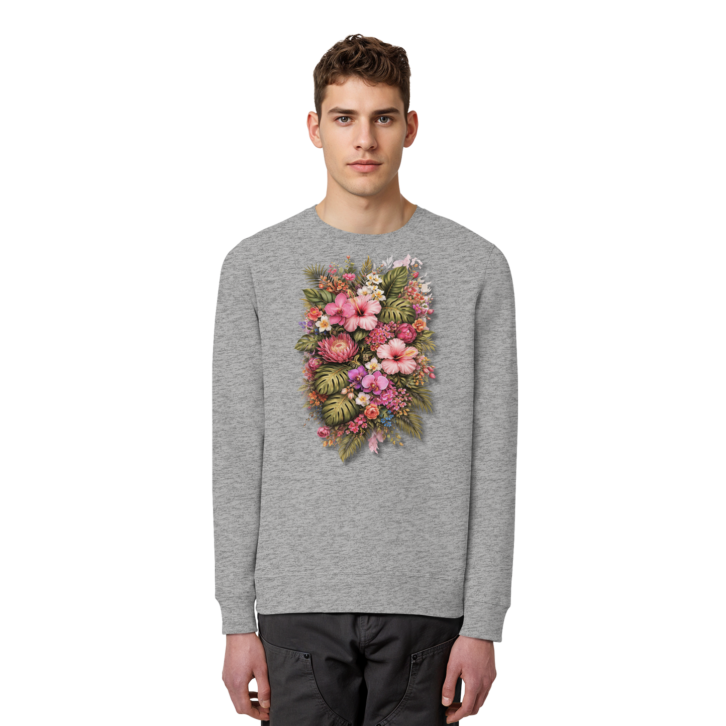 FLOWERPOWER! - Organic Basic Unisex Sweatshirt