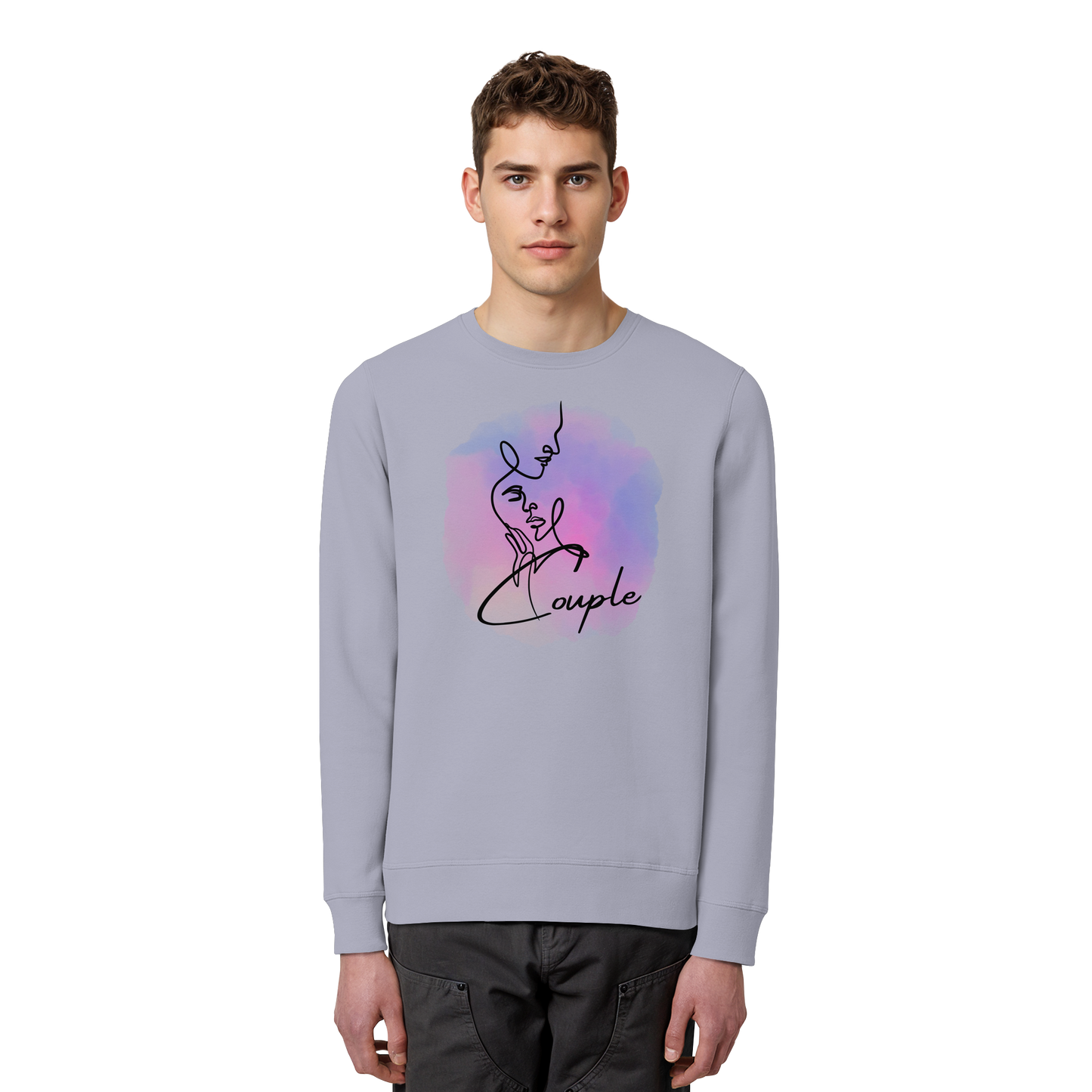 COUPLELINES! - Organic Basic Unisex Sweatshirt