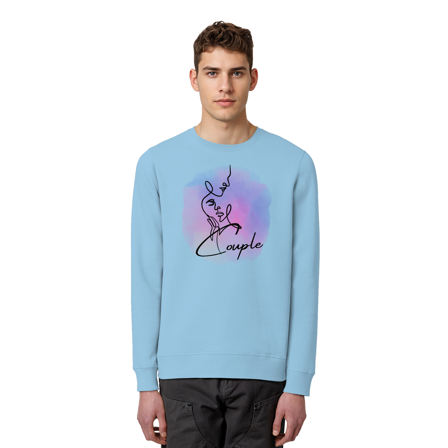 COUPLELINES! - Organic Basic Unisex Sweatshirt