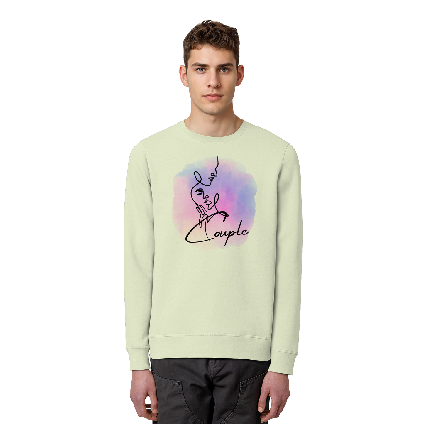 COUPLELINES! - Organic Basic Unisex Sweatshirt