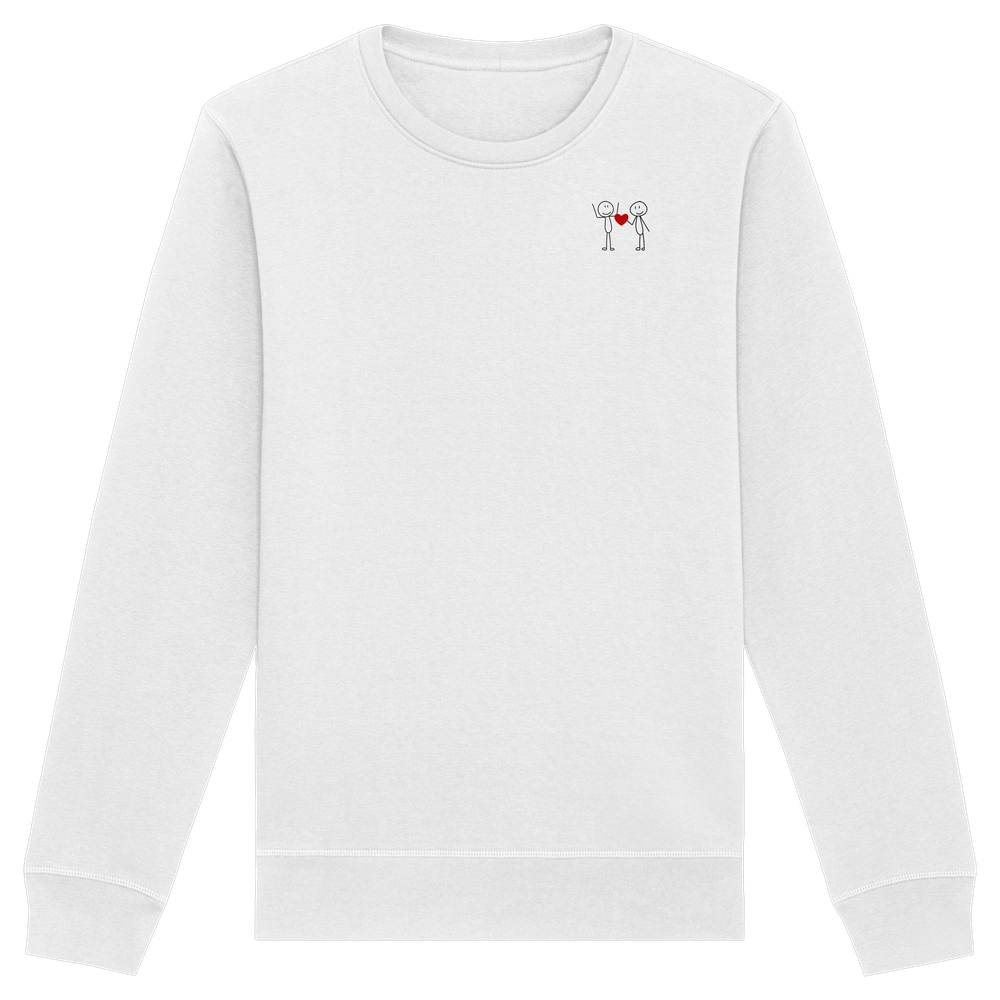 STICKFIGURELOVE! (Stick) - Organic Basic Unisex Sweatshirt