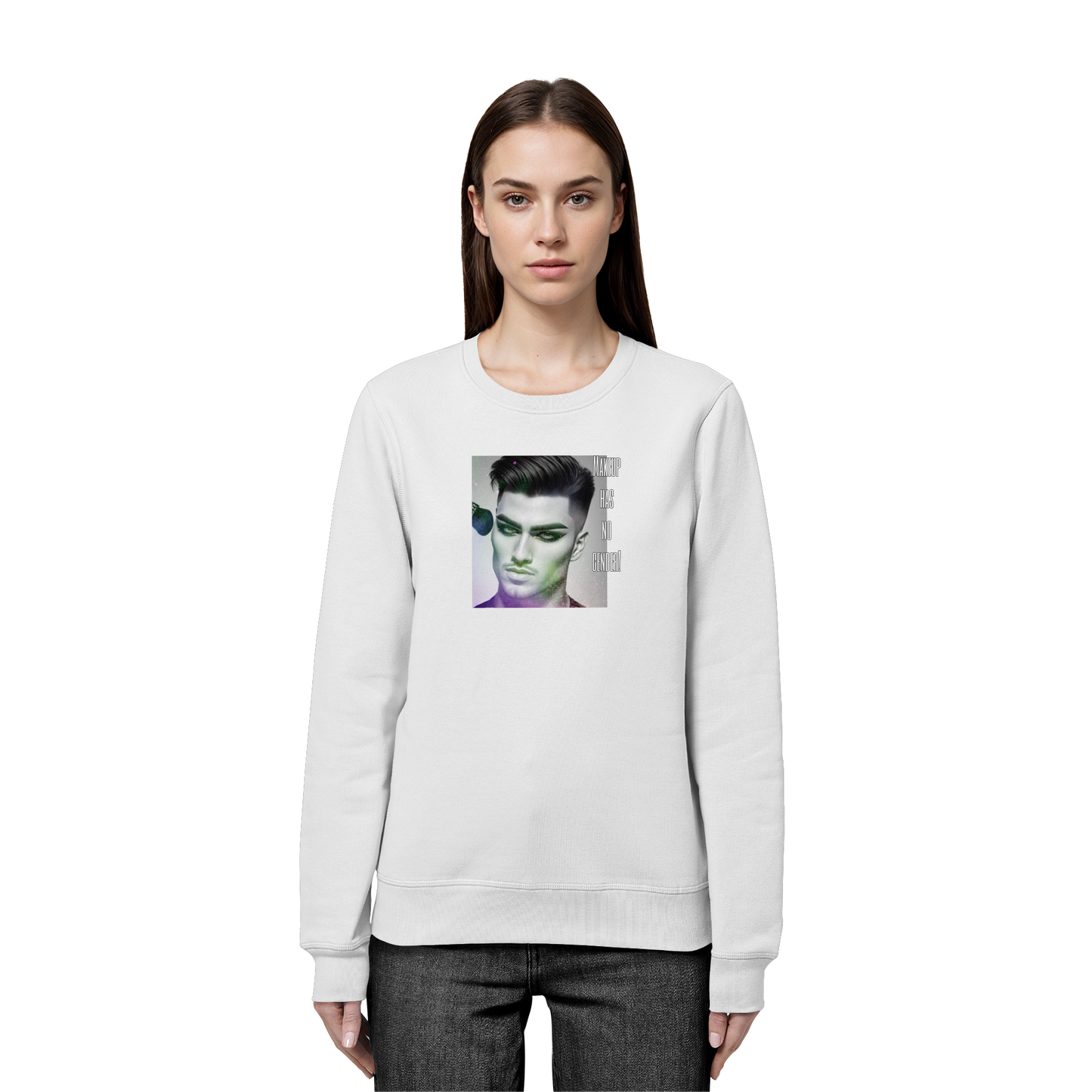 MAKEUPHASNOGENDER! - Organic Basic Unisex Sweatshirt