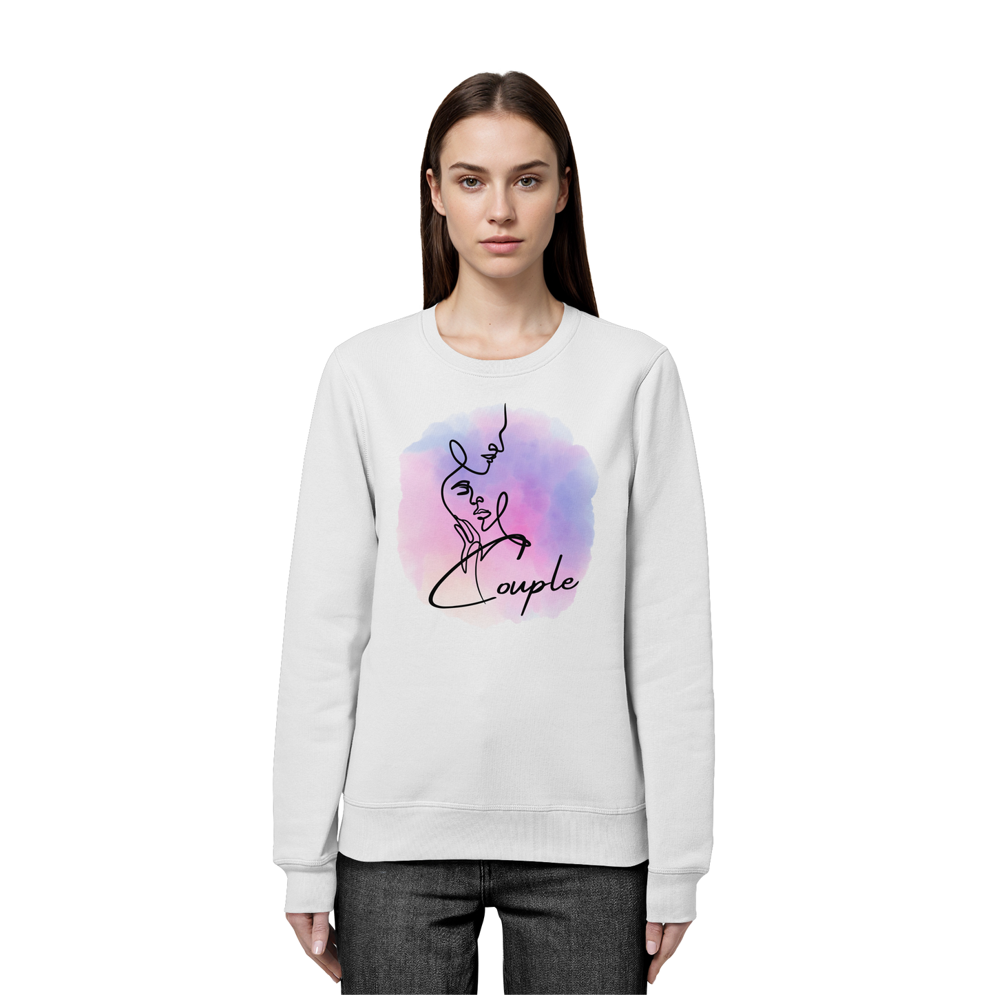 COUPLELINES! - Organic Basic Unisex Sweatshirt