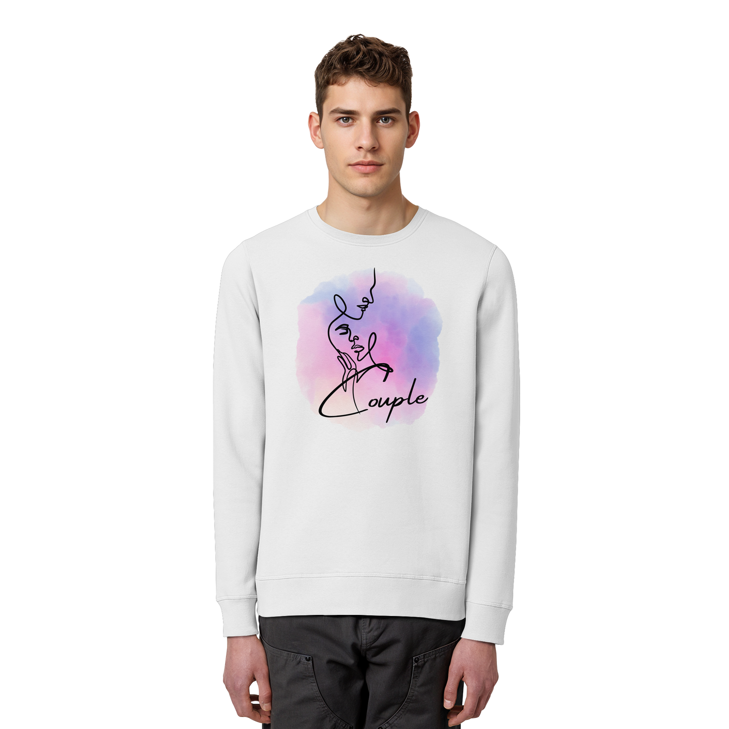 COUPLELINES! - Organic Basic Unisex Sweatshirt