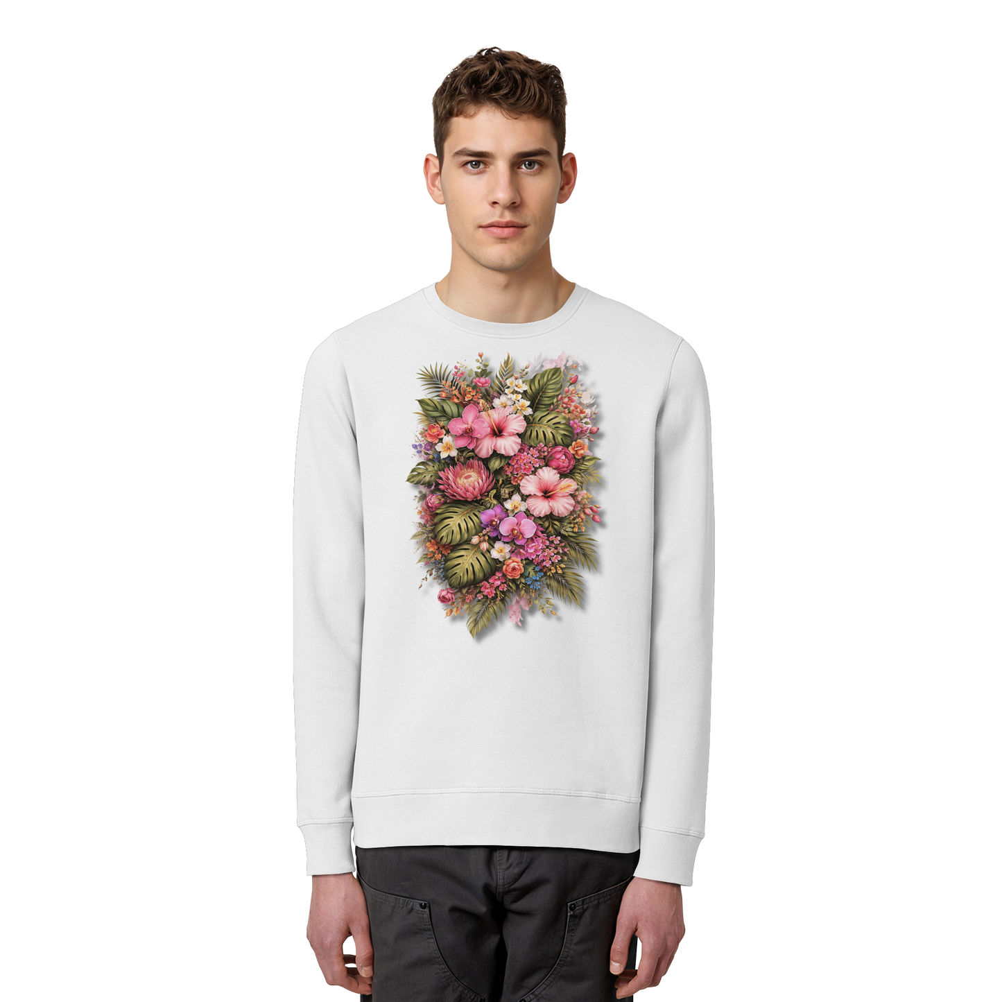 FLOWERPOWER! - Organic Basic Unisex Sweatshirt