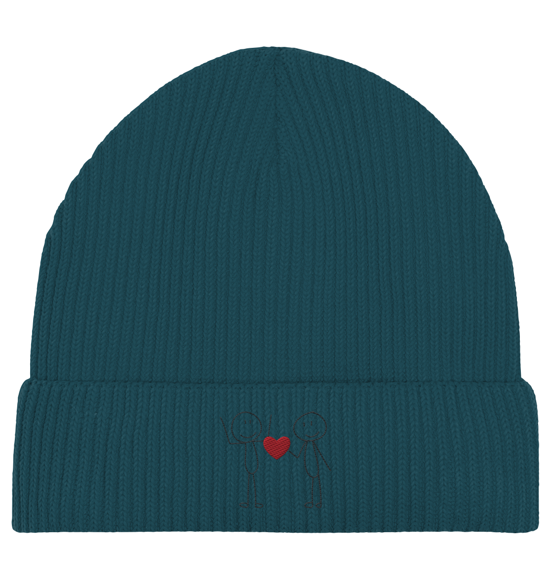 STICKFIGURELOVE!  (Stick) - Organic Fisherman Beanie