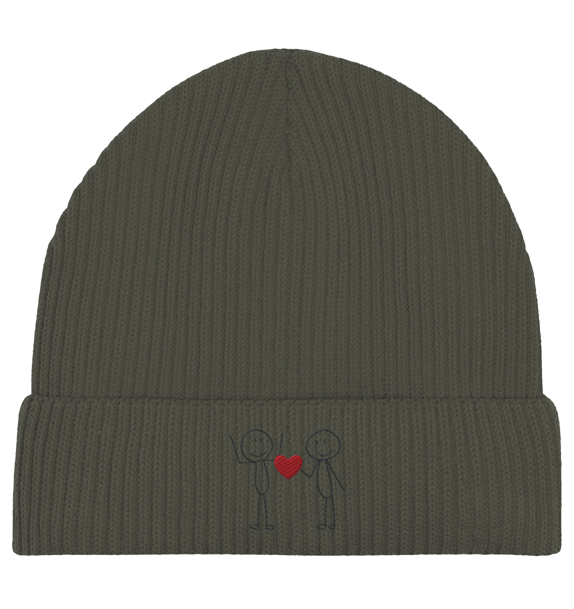 STICKFIGURELOVE!  (Stick) - Organic Fisherman Beanie