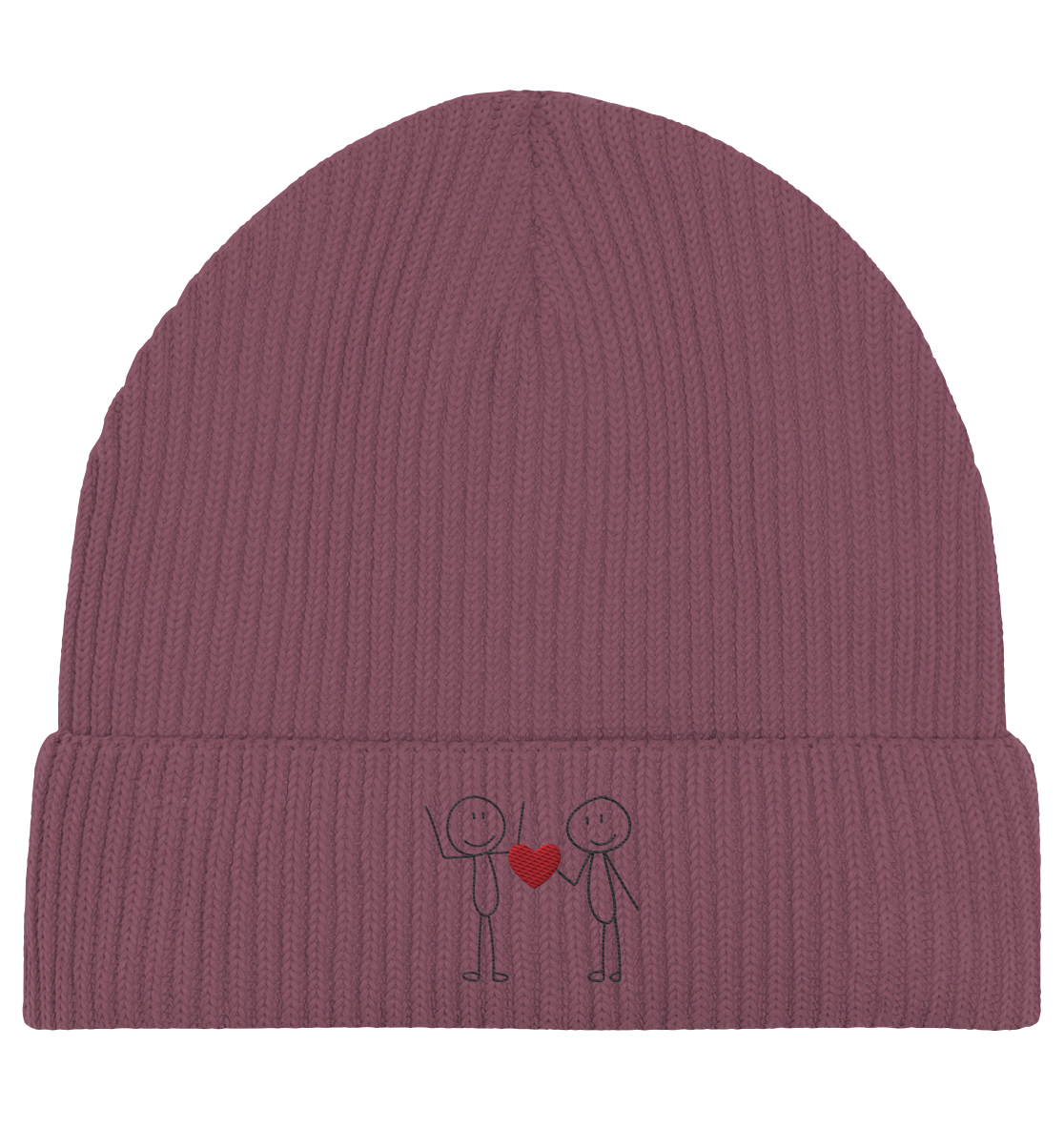 STICKFIGURELOVE!  (Stick) - Organic Fisherman Beanie