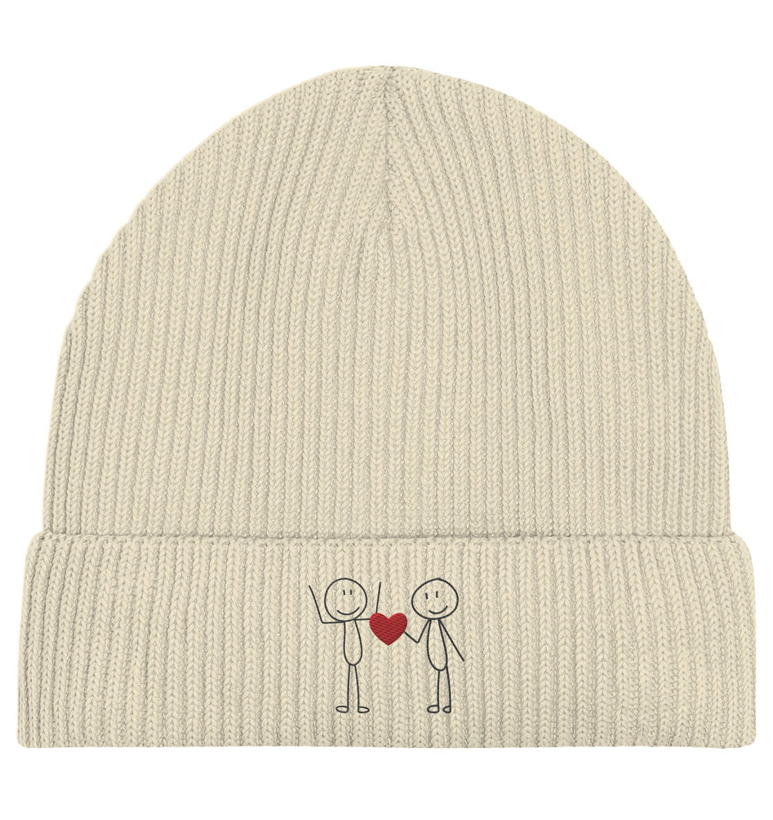 STICKFIGURELOVE!  (Stick) - Organic Fisherman Beanie