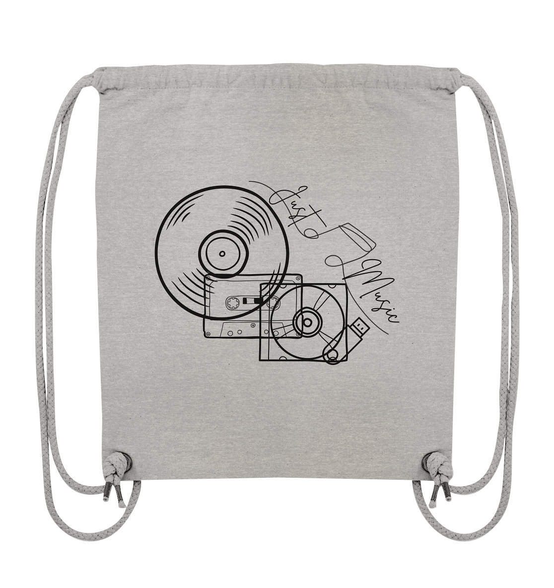 JUSTMUSIC! - Organic Gym Bag