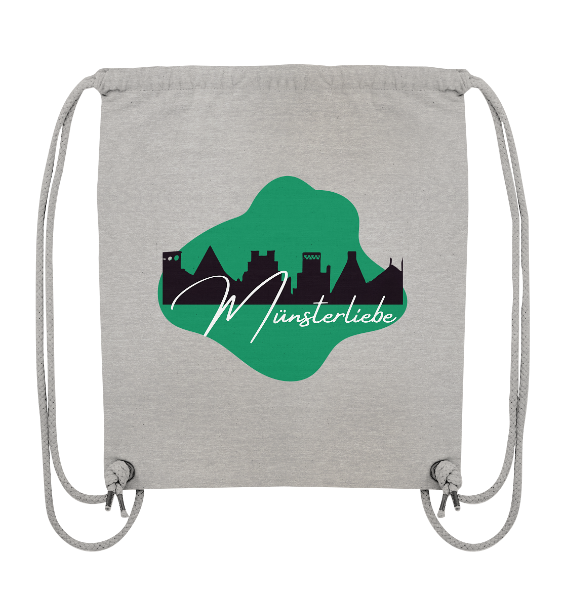 SKYLINE MÜNSTER LOVE! - Organic Gym Bag