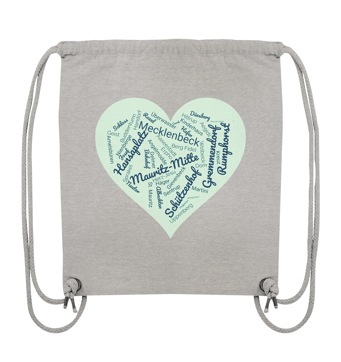MÜNSTERHERZ! - Organic Gym Bag