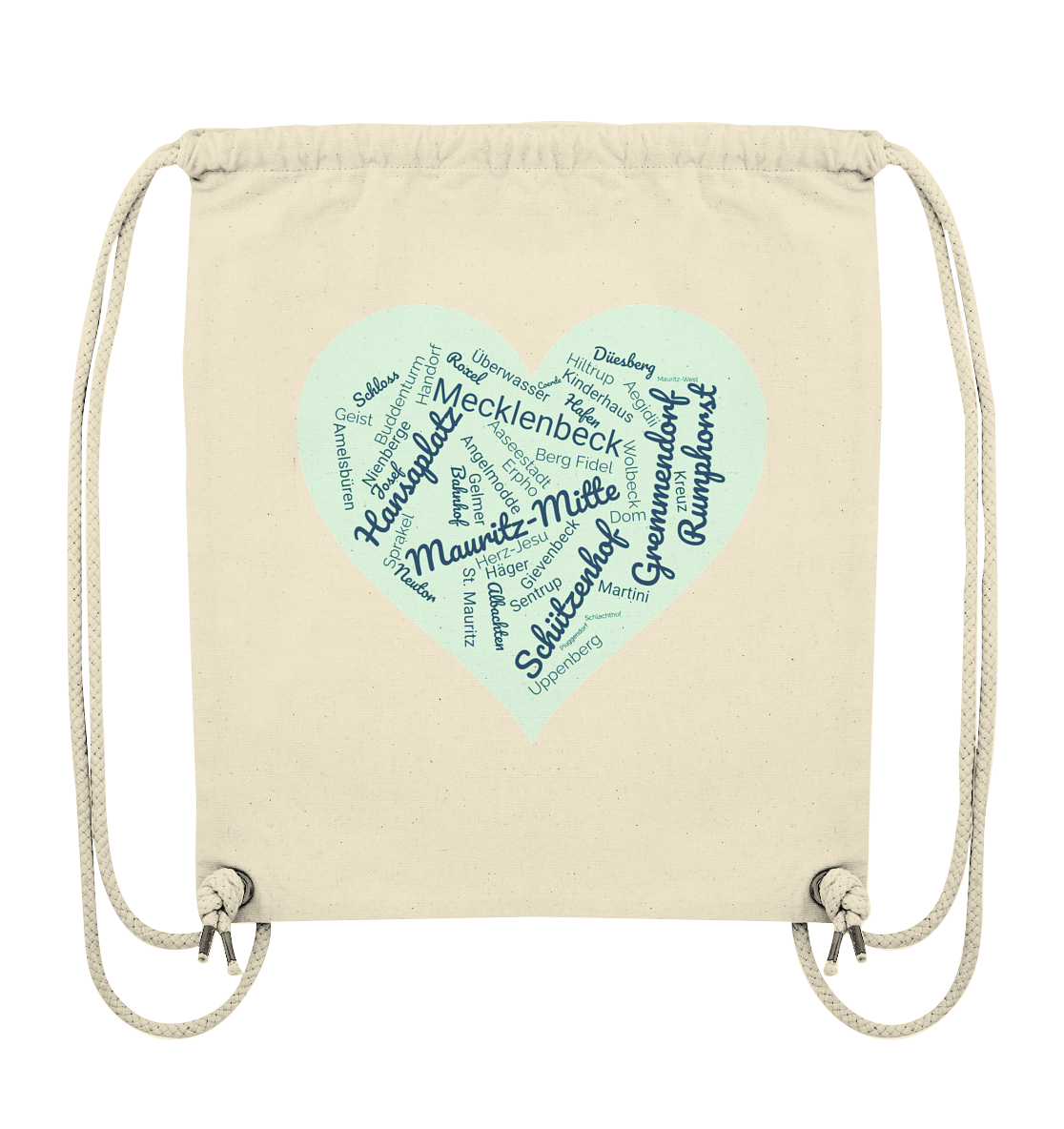 MÜNSTERHERZ! - Organic Gym Bag