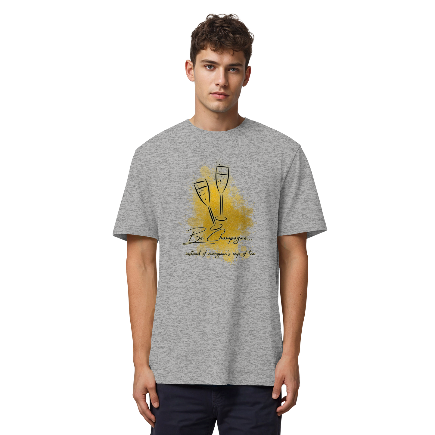 CHAMPAGNE! - Organic Heavy T-Shirt