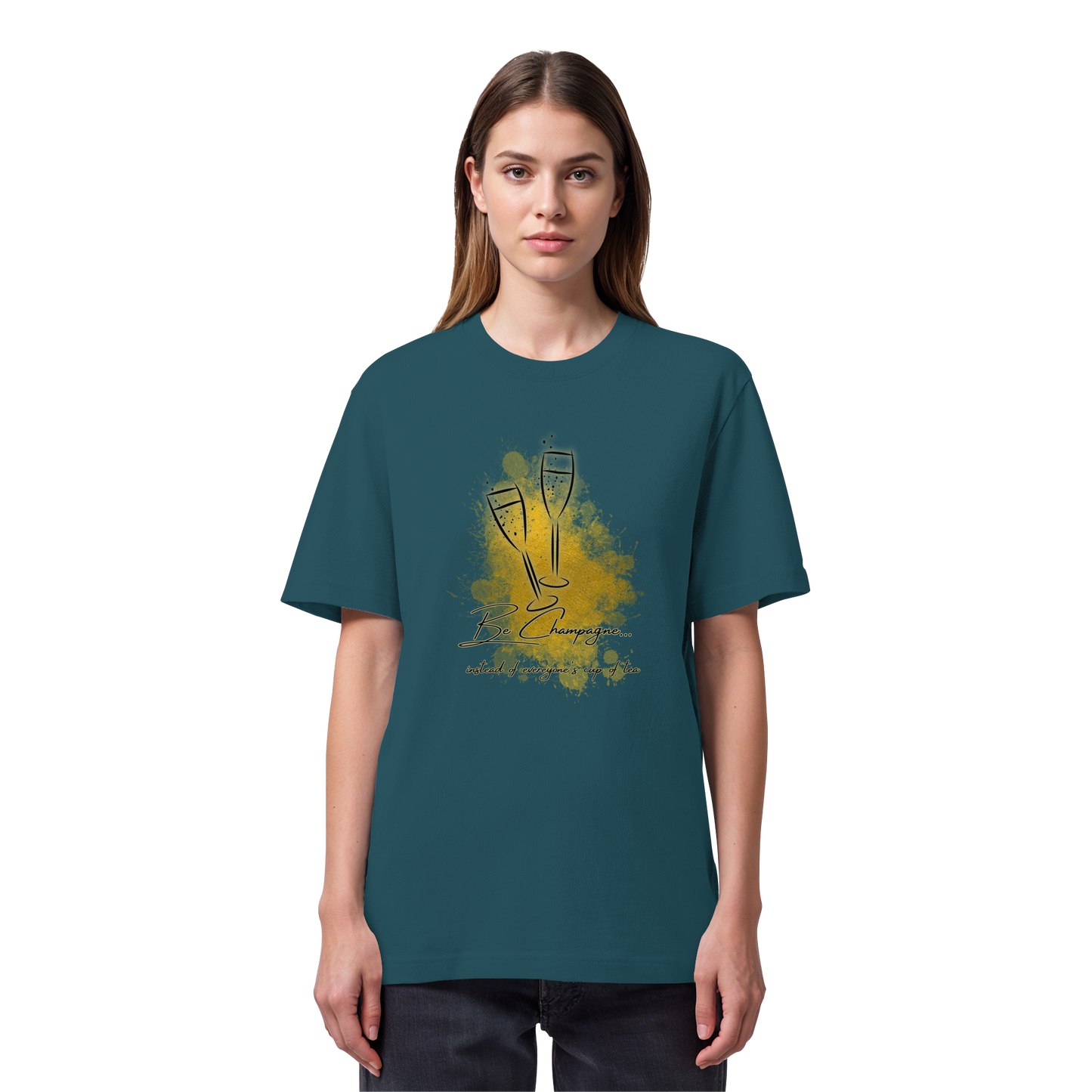 CHAMPAGNE! - Organic Heavy T-Shirt