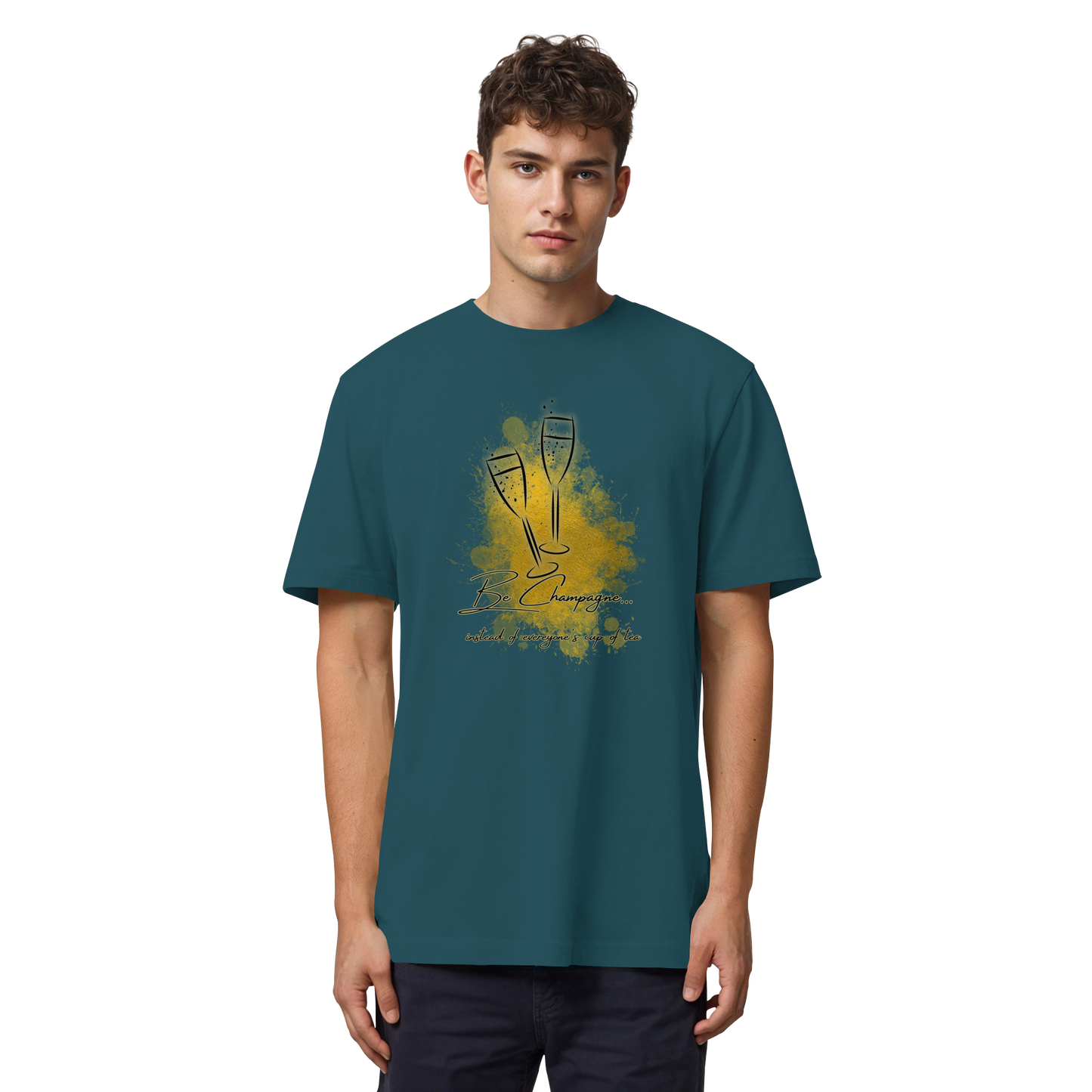 CHAMPAGNE! - Organic Heavy T-Shirt