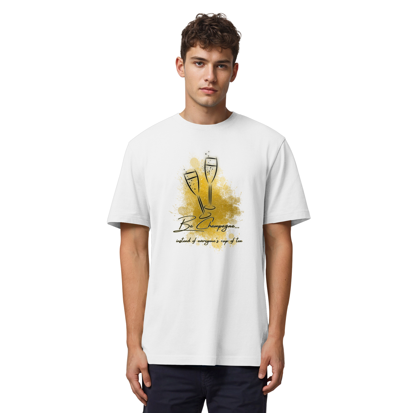 CHAMPAGNE! - Organic Heavy T-Shirt