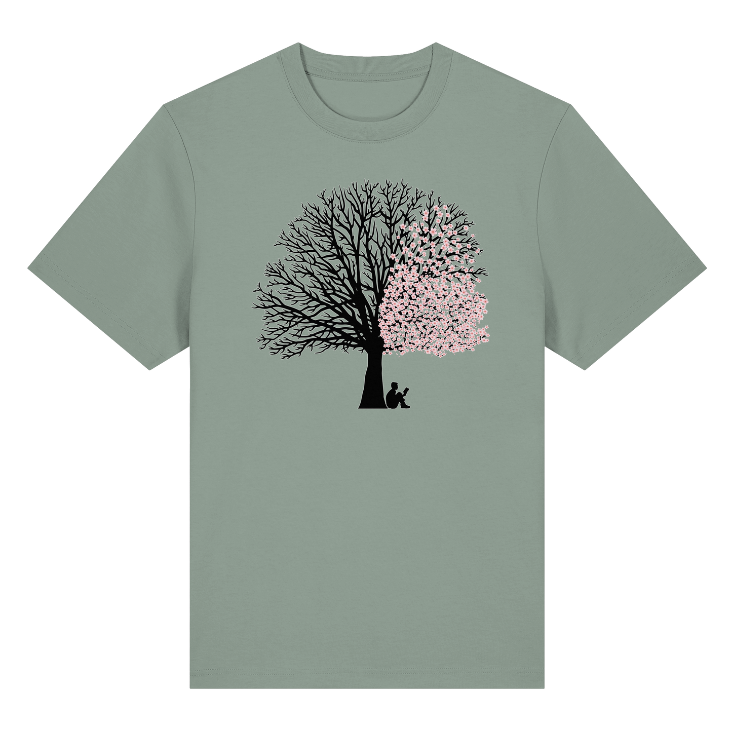 CHERRY BLOSSOM SHADOW! - Organic Heavy T-Shirt