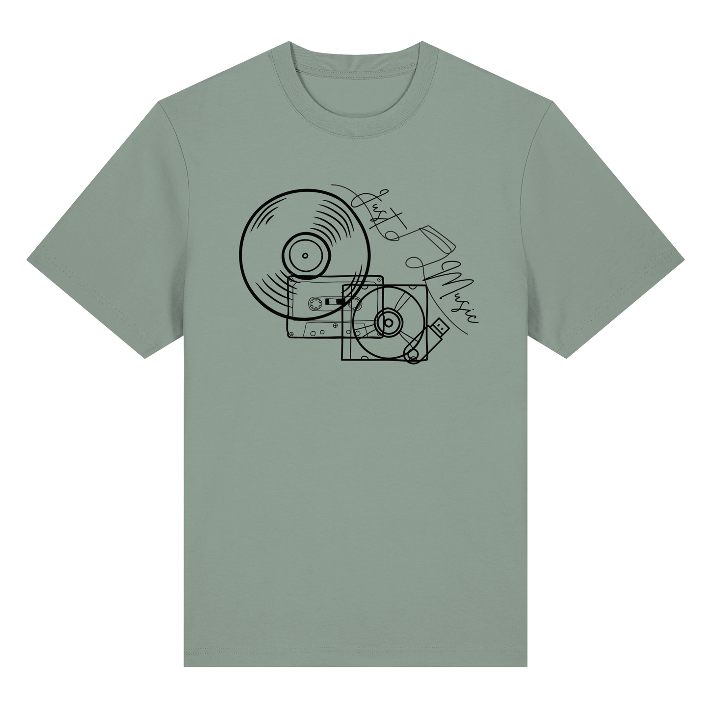 JUSTMUSIC! - Organic Heavy T-Shirt