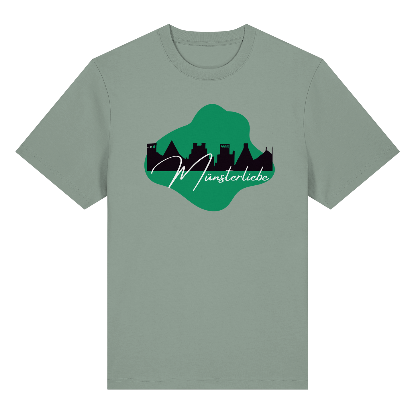 SKYLINEMÜNSTERLIEBE! - Organic Heavy T-Shirt