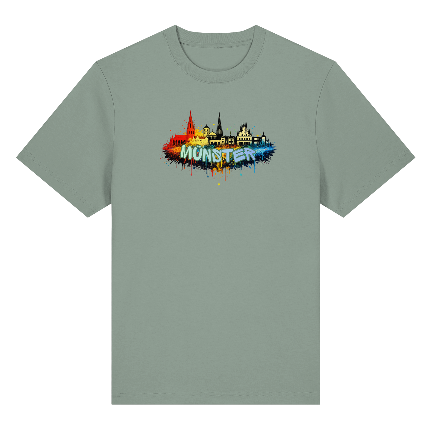 MÜNSTER SPRAY! - Organic Heavy T-Shirt