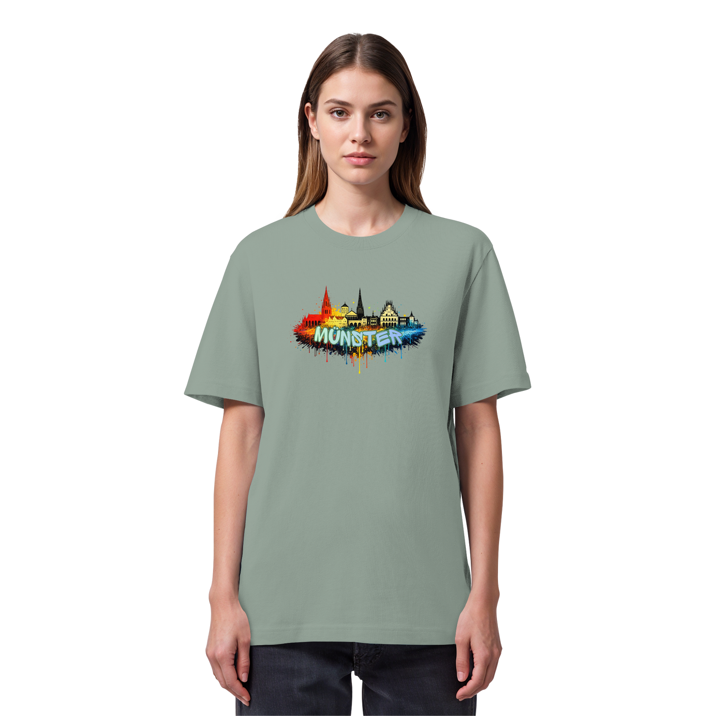 MÜNSTER SPRAY! - Organic Heavy T-Shirt