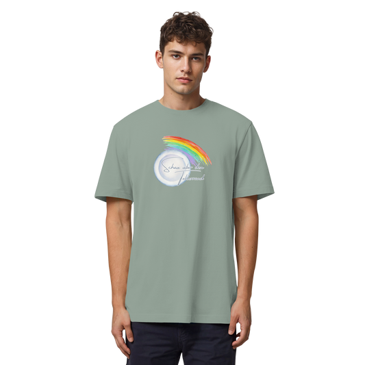 SCHAUÜBERDENTELLERRAND! - Organic Heavy T-Shirt