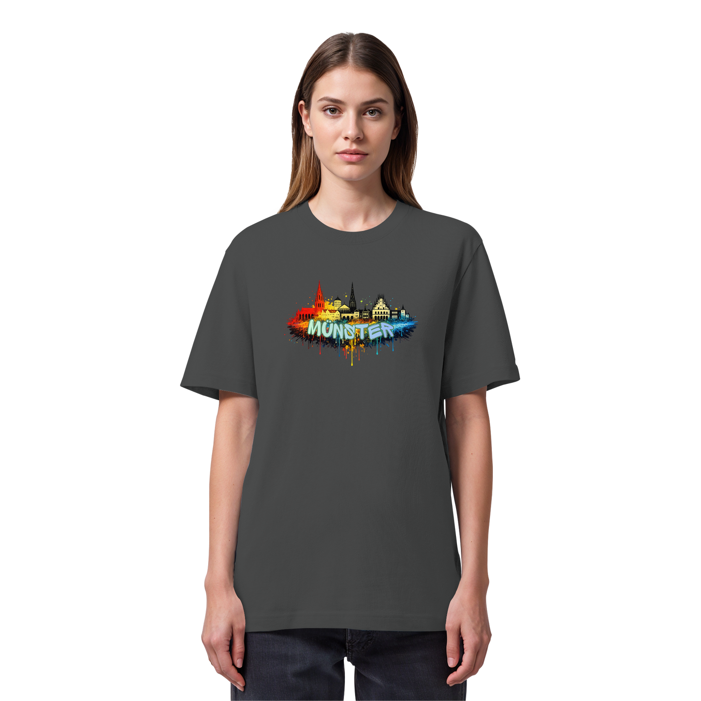 MÜNSTER SPRAY! - Organic Heavy T-Shirt
