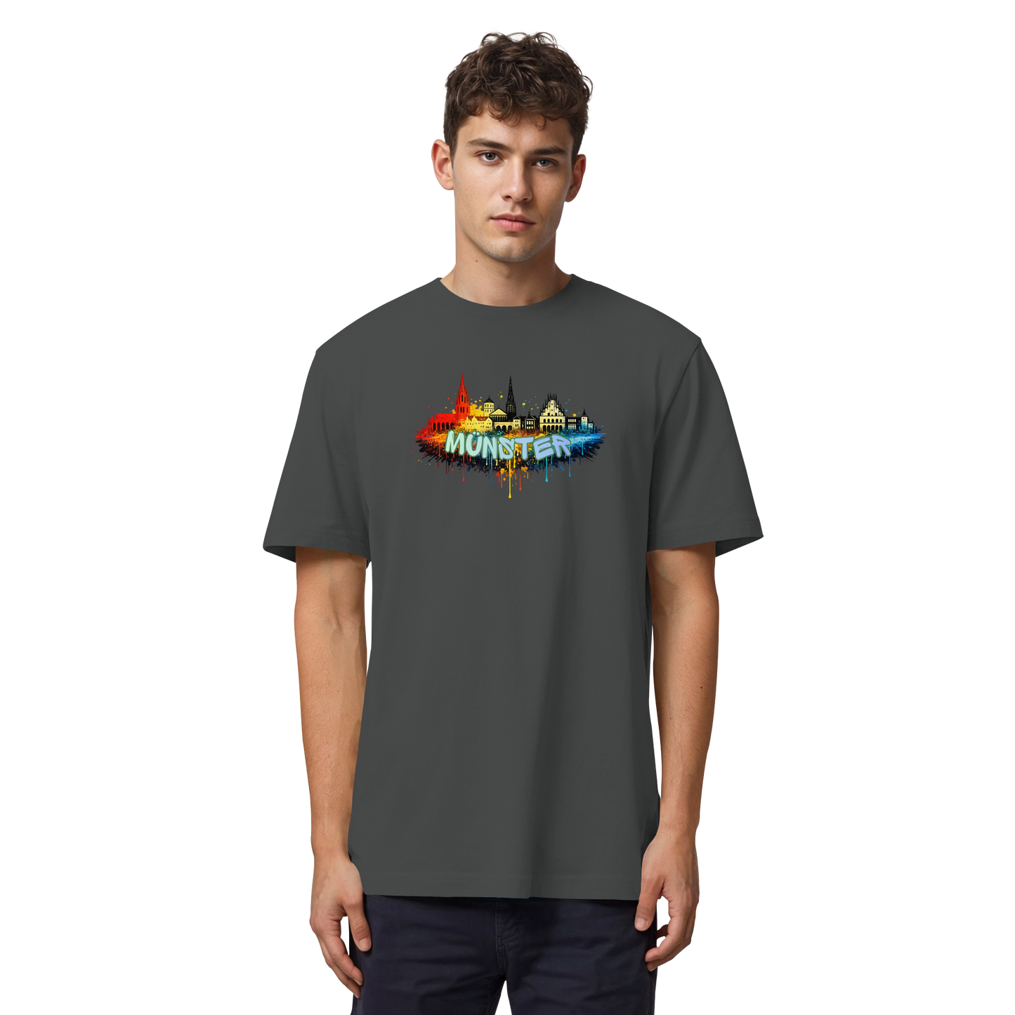 MÜNSTER SPRAY! - Organic Heavy T-Shirt