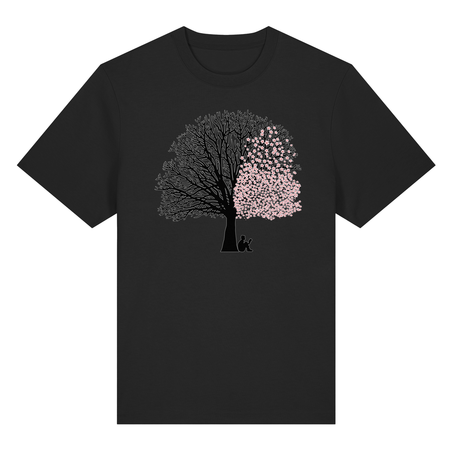 CHERRY BLOSSOM SHADOW! - Organic Heavy T-Shirt
