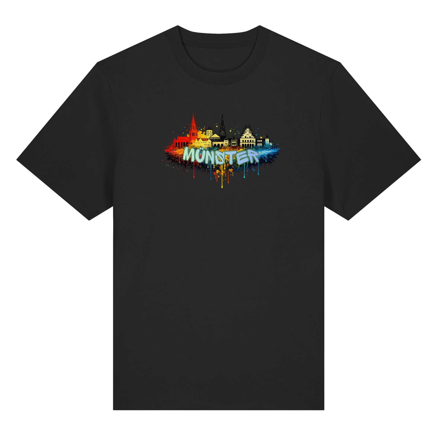 MÜNSTER SPRAY! - Organic Heavy T-Shirt