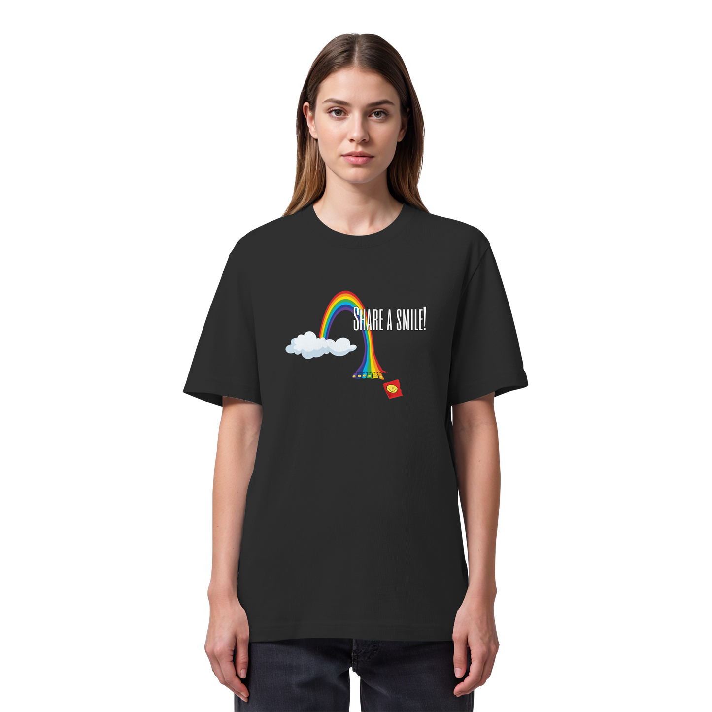 SHAREASMILE! - Organic Heavy T-Shirt
