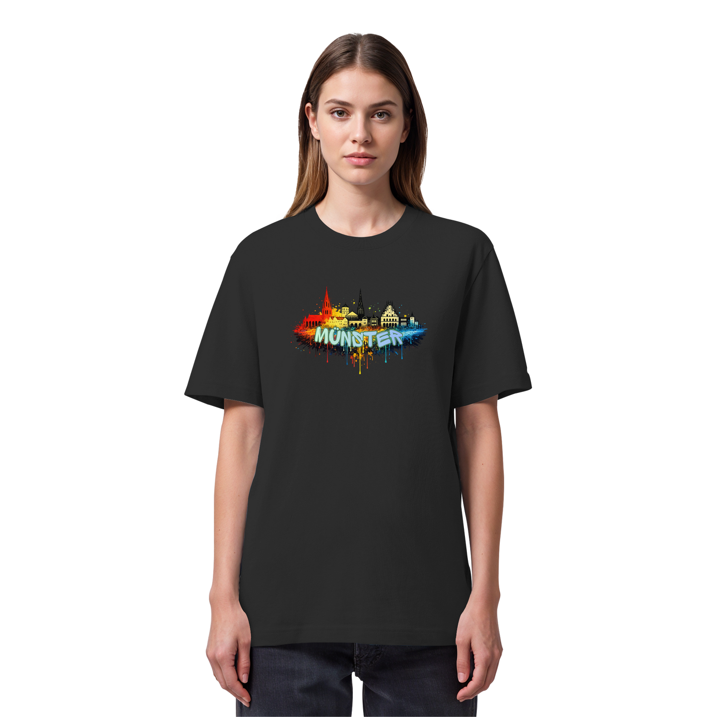 MÜNSTER SPRAY! - Organic Heavy T-Shirt