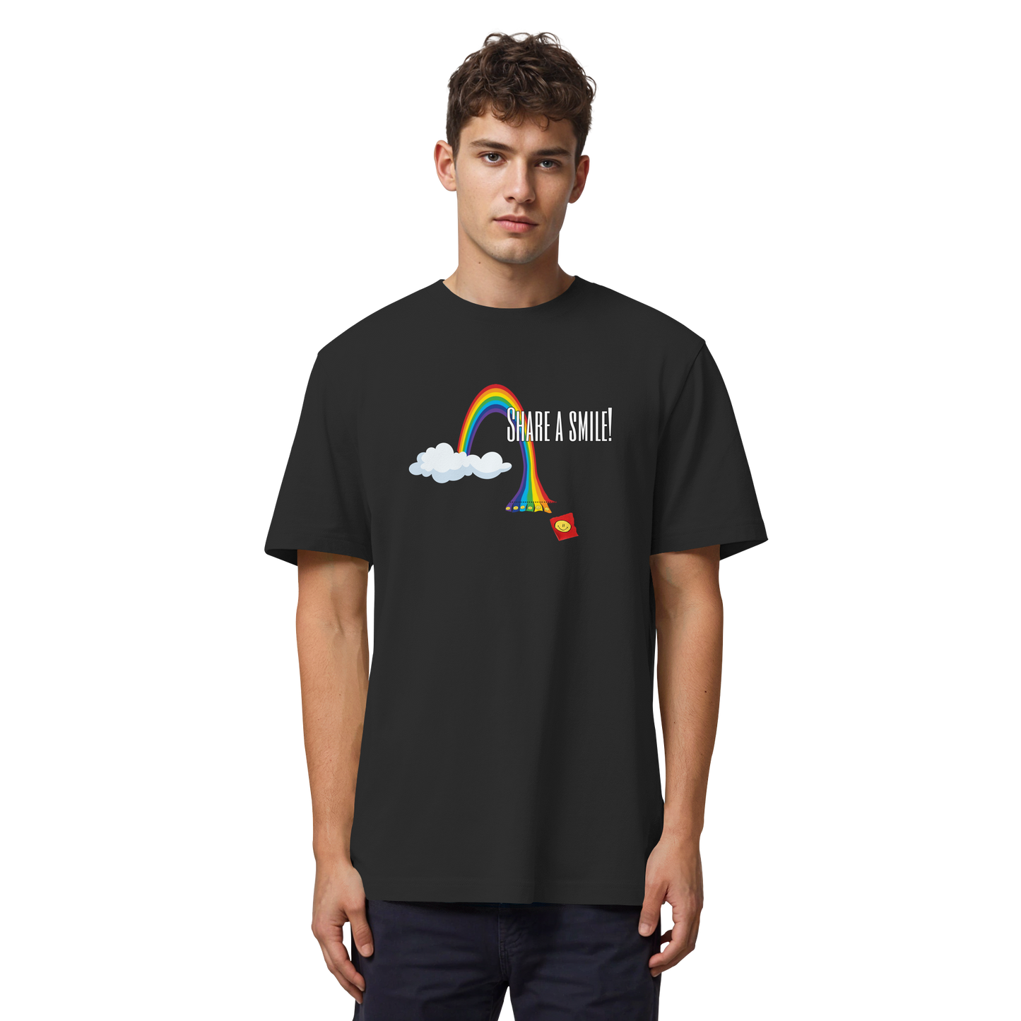 SHAREASMILE! - Organic Heavy T-Shirt