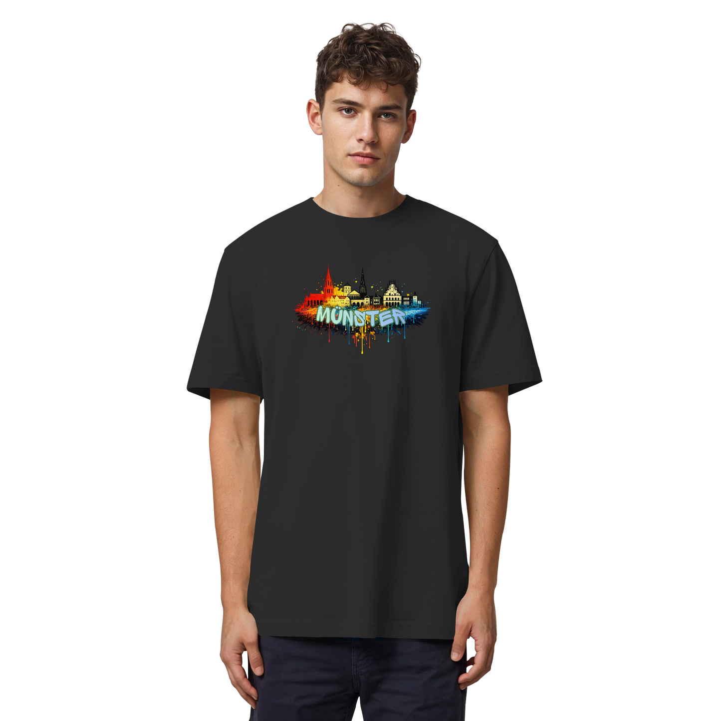 MÜNSTER SPRAY! - Organic Heavy T-Shirt
