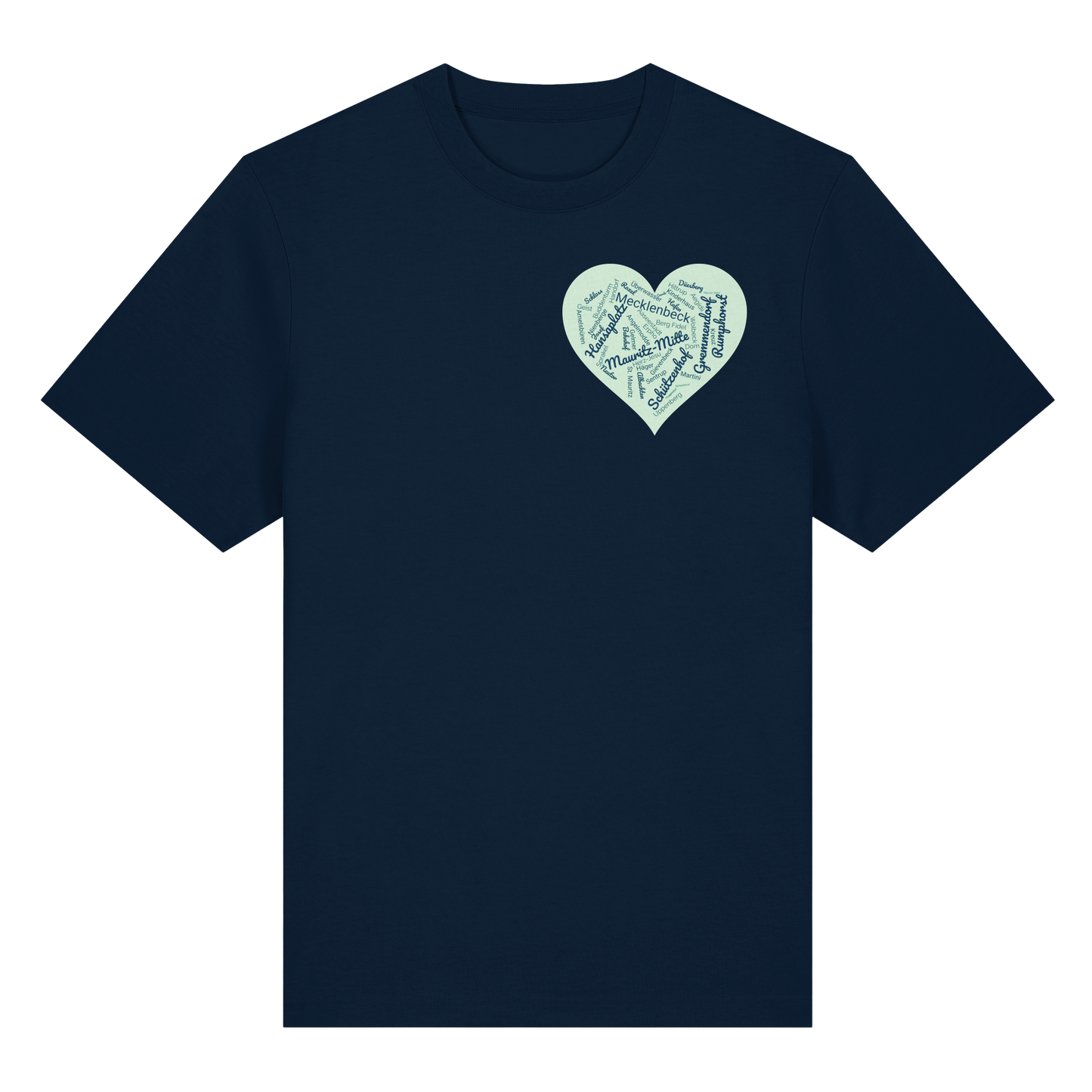 MÜNSTERHERZ! - Organic Heavy T-Shirt