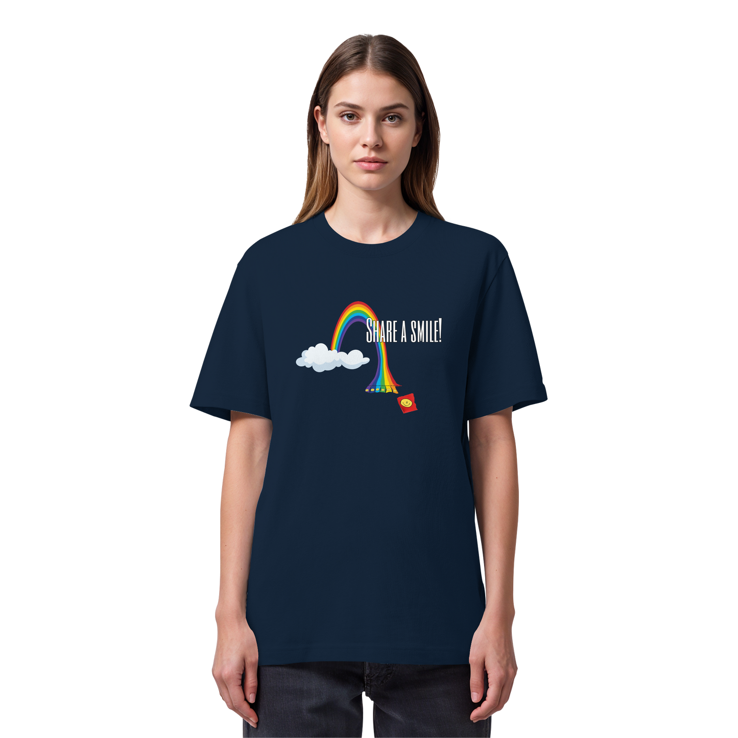 SHAREASMILE! - Organic Heavy T-Shirt