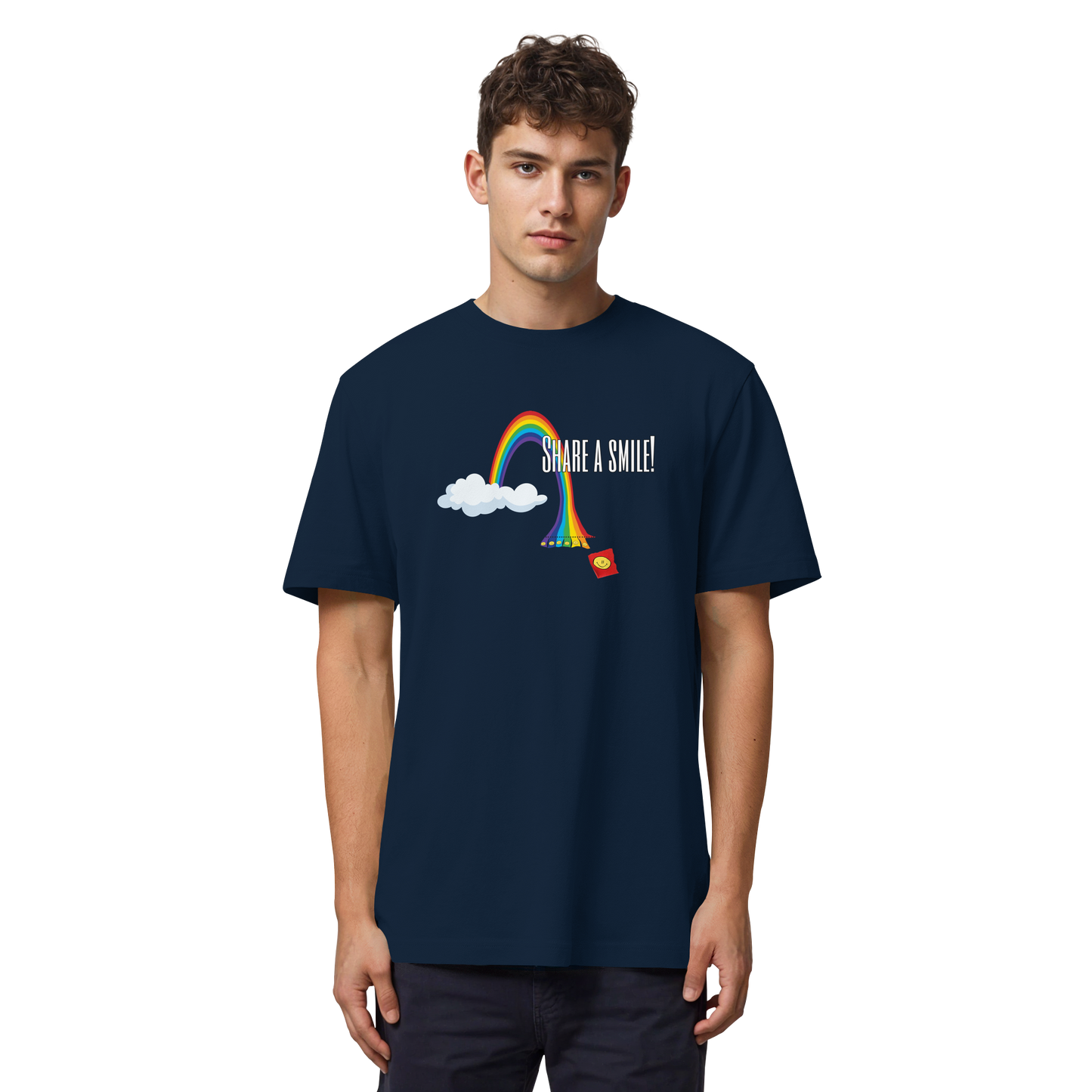 SHAREASMILE! - Organic Heavy T-Shirt