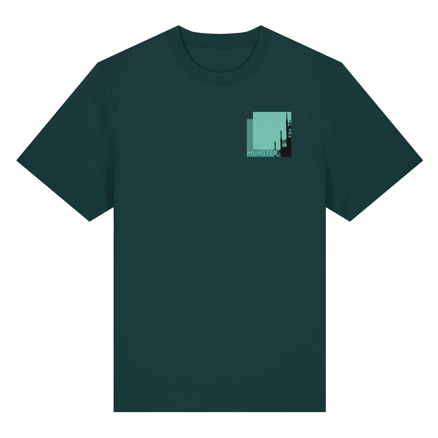 MÜNSTER SILHOUETTE! - Organic Heavy T-Shirt