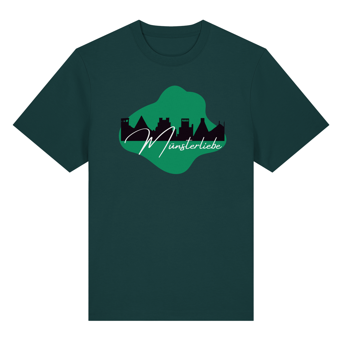 SKYLINEMÜNSTERLIEBE! - Organic Heavy T-Shirt