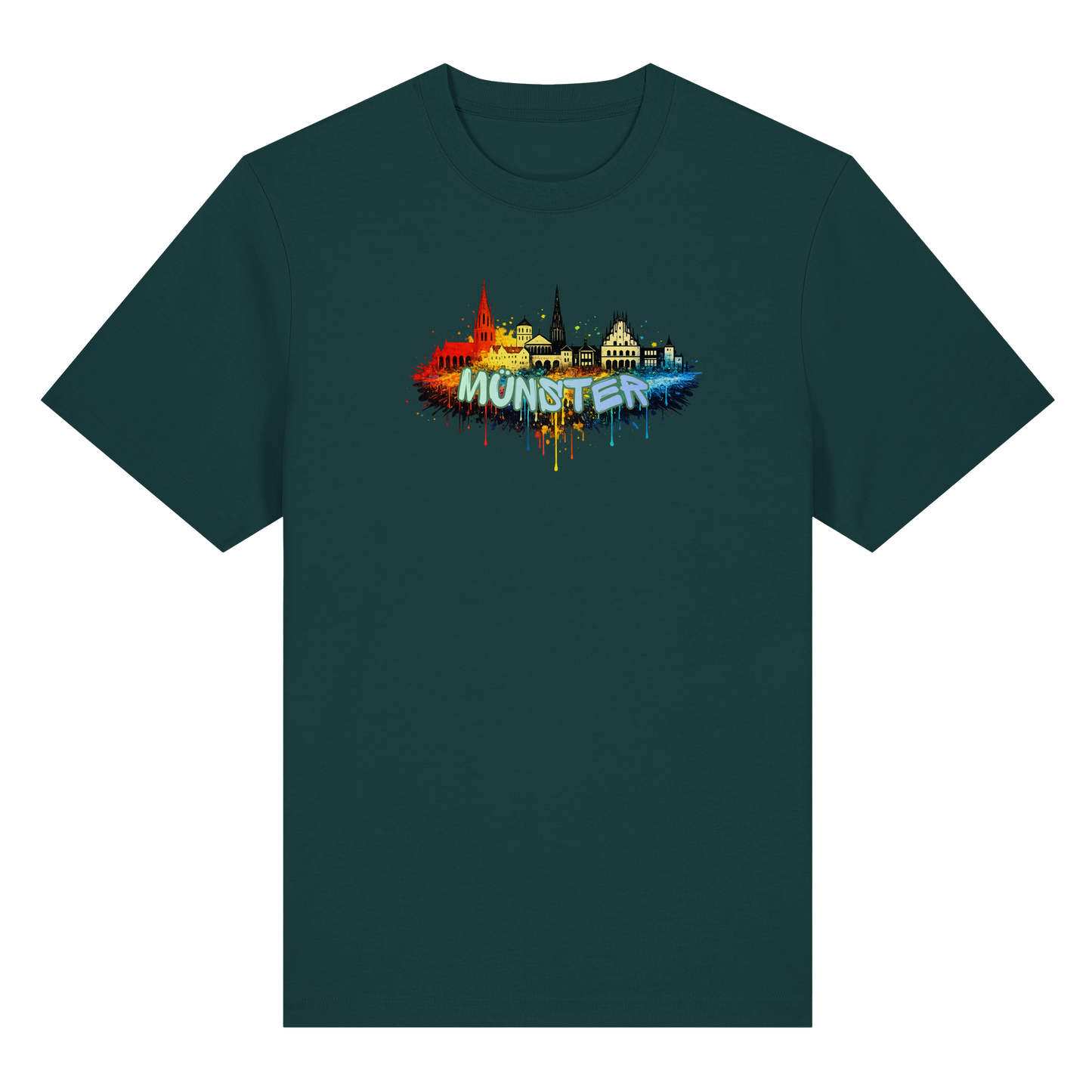 MÜNSTER SPRAY! - Organic Heavy T-Shirt