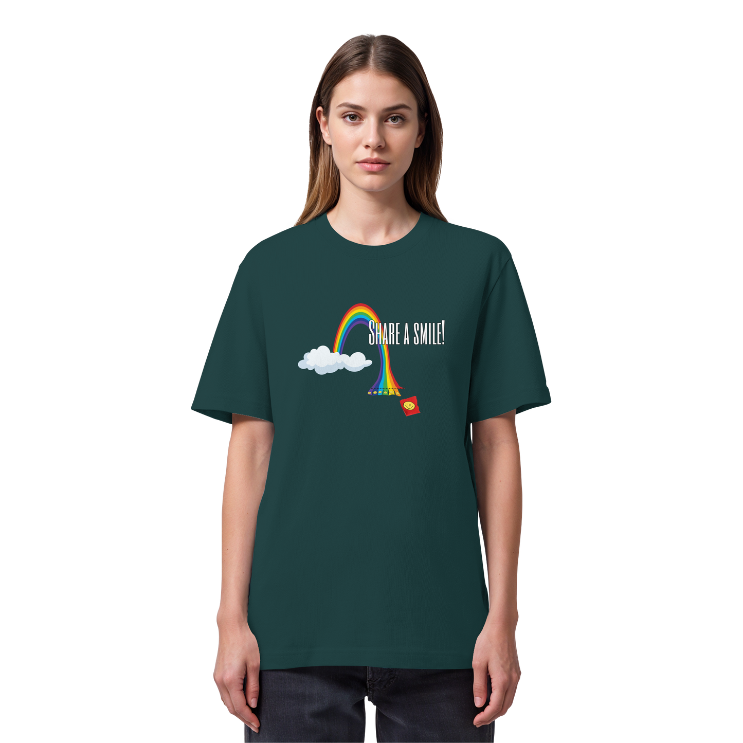 SHAREASMILE! - Organic Heavy T-Shirt
