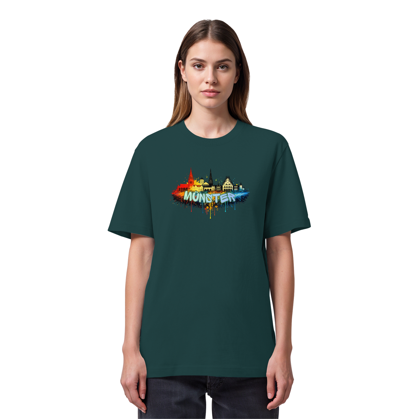 MÜNSTER SPRAY! - Organic Heavy T-Shirt